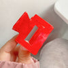 Acrylic Square Semiround Handmade Sweet Fashion Women's Hair Shark Clip Accessories