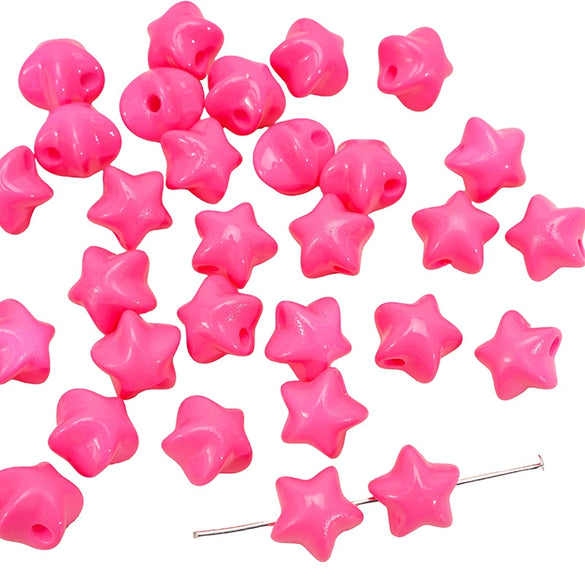 Acrylic Star Beads Handmade Jewelry Accessories For Bracelet Necklace Pendant