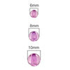 Acrylic Transparent Round Beads Simple Style Starry Sky Pattern Jewelry Material For Bracelet And Necklace