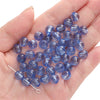 Acrylic Transparent Round Beads Simple Style Starry Sky Pattern Jewelry Material For Bracelet And Necklace