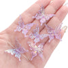 Acrylic Transparent Twocolor Gradient Butterfly Handmade Necklace Pendant Material Accessories
