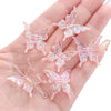 Acrylic Transparent Twocolor Gradient Butterfly Handmade Necklace Pendant Material Accessories