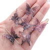 Acrylic Transparent Twocolor Gradient Butterfly Handmade Necklace Pendant Material Accessories