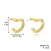 Acrylic Water Drop Earrings Geometric Style Stainless Steel Ear Needle Electroplated