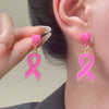 Acrylic Women's Earrings With Bow Tie Letter Pattern And Paint Design