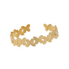Adjustable Butterfly Personality Niche Design Sense Joker Stainless Steel Bracelet With Electroplating Treatment