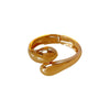 Adjustable Metal Opening Bracelet With Cold Style For Women Electroplated Simple High End Bracelet