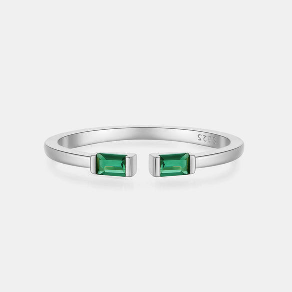 Adjustable Open Ring S925 Silver Geometric Retro Fashion Women's Ring With Electroplating Treatment