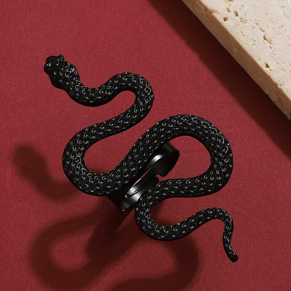 Adjustable Snake Design Alloy Bracelet With Electroplating For Men And Women