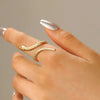 Adjustable Snake Design Alloy Bracelet With Electroplating For Men And Women