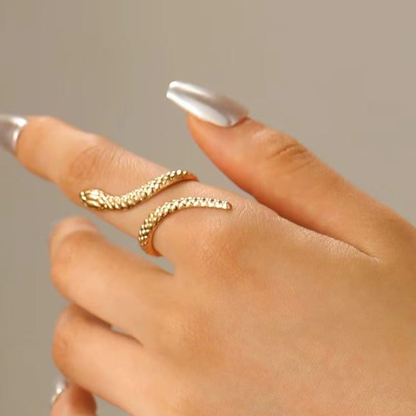 Adjustable Snake Design Alloy Bracelet With Electroplating For Men And Women