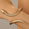 Adjustable Snake Design Alloy Bracelet With Electroplating For Men And Women