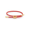 Adjustable Stainless Steel Wire Rope Bracelet With 3D Hard Gold Electroplated Letters Numbers Text Pattern Waterproof Titanium Steel