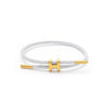 Adjustable Stainless Steel Wire Rope Bracelet With 3D Hard Gold Electroplated Letters Numbers Text Pattern Waterproof Titanium Steel