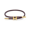 Adjustable Stainless Steel Wire Rope Bracelet With 3D Hard Gold Electroplated Letters Numbers Text Pattern Waterproof Titanium Steel