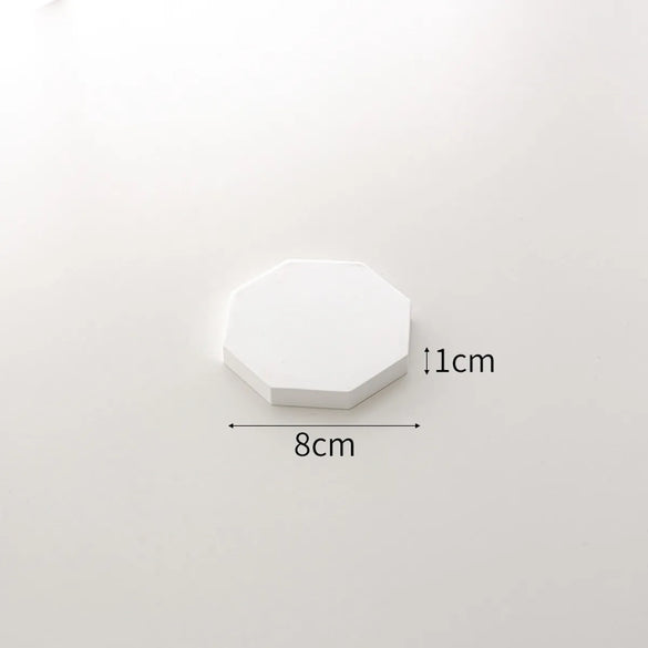 Advanced Sense Solid Color Gypsum Patchwork Jewelry Rack