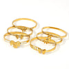 African Women's Bow Set Zircon Asymmetric Personality Stainless Steel Buckle Bracelet 18K Furnace Vacuum Plated