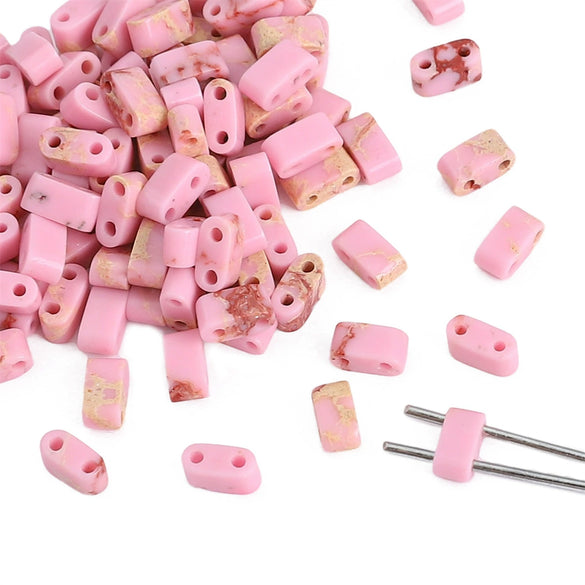 Agate Geometric Rectangle Loose Beads For Diy Beaded Bracelet Wholesale