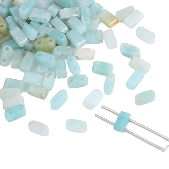 Agate Geometric Rectangle Loose Beads For Diy Beaded Bracelet Wholesale