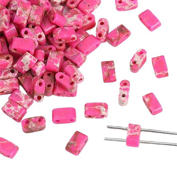Agate Geometric Rectangle Loose Beads For Diy Beaded Bracelet Wholesale