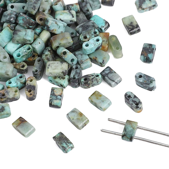 Agate Geometric Rectangle Loose Beads For Diy Beaded Bracelet Wholesale