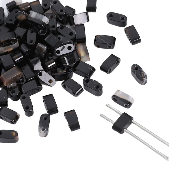 Agate Geometric Rectangle Loose Beads For Diy Beaded Bracelet Wholesale