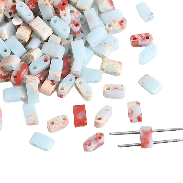 Agate Geometric Rectangle Loose Beads For Diy Beaded Bracelet Wholesale