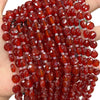 Agate Jewelry Accessories Sixpointed Star Diamond Cut Round Cake Beads For Bracelet And Necklace