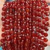 Agate Jewelry Accessories Sixpointed Star Diamond Cut Round Cake Beads For Bracelet And Necklace