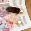 All Match Women's Acetic Acid Bangs Side Clip Handmade Duckbill Clip Seamless Hair Accessories With Geometric Design And High End Feel