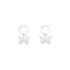 Allmatch Alloy Butterfly Insect Style Electroplating Women's Earrings