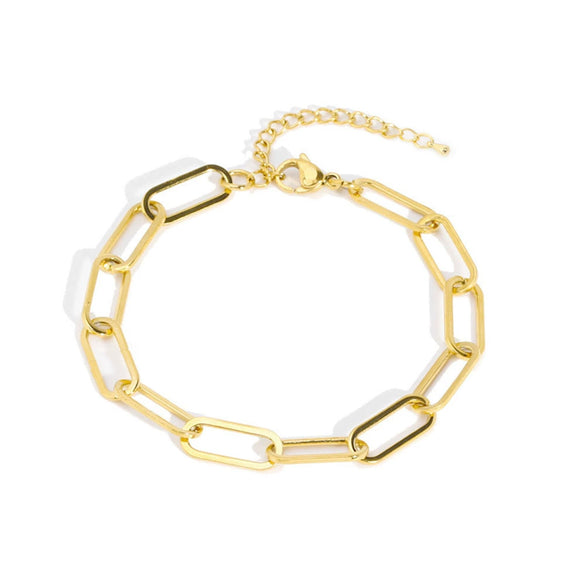 Allmatch Baroque Natural Freshwater Pearl Beaded Bracelet For Women Handwoven Copper Plastic Geometric Style