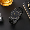 Allmatch Casual Quartz Wrist Watch Alloy Case Iron Strap And Buckle Round Dial