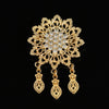 Allmatch Classic Alloy Geometric Pendant And Brooch Jewelry With Electroplating Decoration