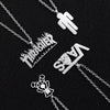 Allmatch Dollar Symbol Pendant Couple Necklace For Students Alloy Material With Electroplating Featuring Animal And Zodiac Patterns