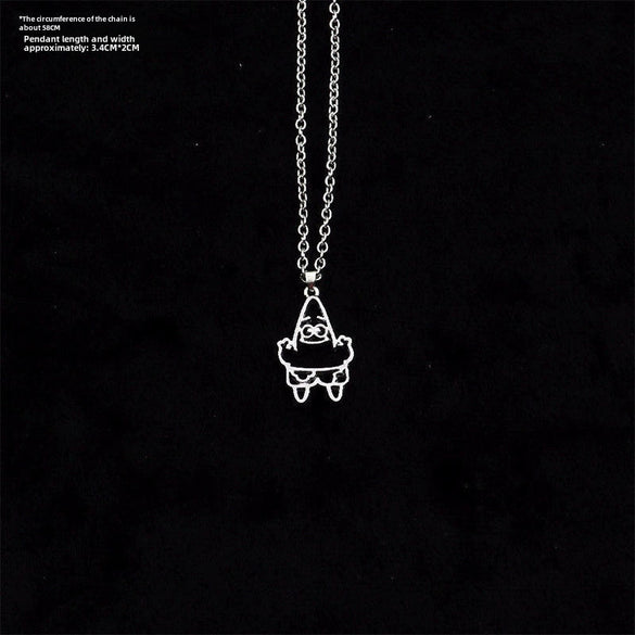 Allmatch Dollar Symbol Pendant Couple Necklace For Students Alloy Material With Electroplating Featuring Animal And Zodiac Patterns