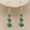 Allmatch Elegant Shiny Zircon Alloy Geometric Earrings