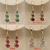 Allmatch Elegant Shiny Zircon Alloy Geometric Earrings