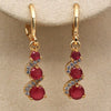 Allmatch Elegant Shiny Zircon Alloy Geometric Earrings
