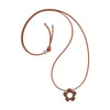 Allmatch Flower Wax Rope Alloy Necklace With Baking Paint And Geometric Style For Women