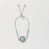 Allmatch Geometric Copper Electroplated Devil's Eye Bracelet For Women