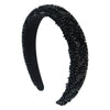 Allmatch Hair Hoop Alloy Handmade Rice Bead Sequins Geometric For Women