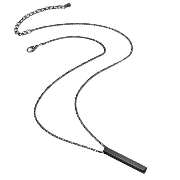 Allmatch Hip Hop Geometric Alloy Necklace With Electroplating Treatment Box Chain Style