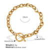 Allmatch Luxury 316L Stainless Steel And 316L Stainless Steel Ots Buckle Jewelry Electroplated Necklace And Bracelet For Women Fashion Ol Style