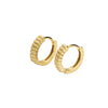 Allmatch Women's Geometric S925 Silver Ear Ring With Electroplating Design