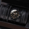 Allmatching Fashion Watch Alloy Case Pu Strap Round Dial
