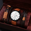 Allmatching Fashion Watch Alloy Case Pu Strap Round Dial