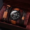 Allmatching Fashion Watch Alloy Case Pu Strap Round Dial
