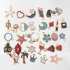 Alloy Accessories With Oil Drop And Totem Cartoon Style Pendant For Earrings Necklace Bracelet Key Chain