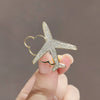 Alloy Aircraft Brooch Natural Style Electroplating For Ladies